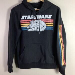 Classic Star Wars Millennium Falcon Hoodie sweatshirt SMALL